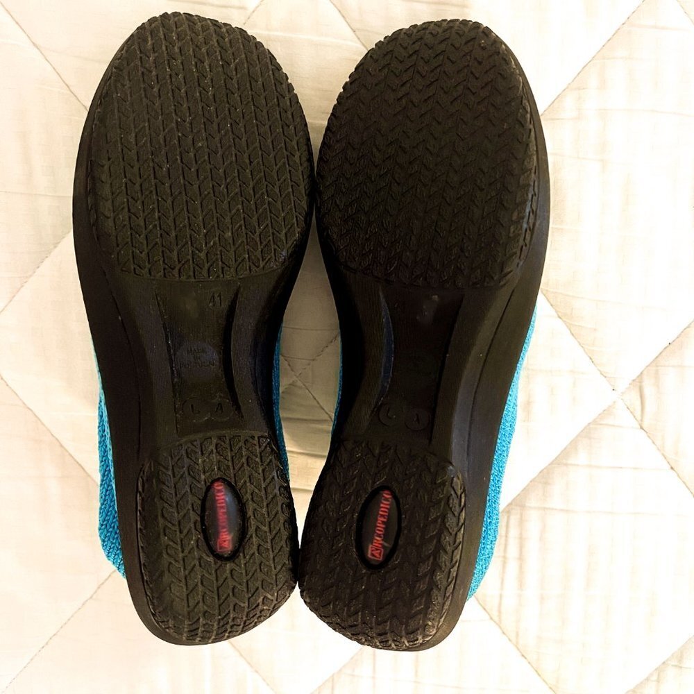 New Arcopedico LS Turquoise Knit Travel Walking Shocks Sneakers Size10 EU41 - Picture 11 of 11